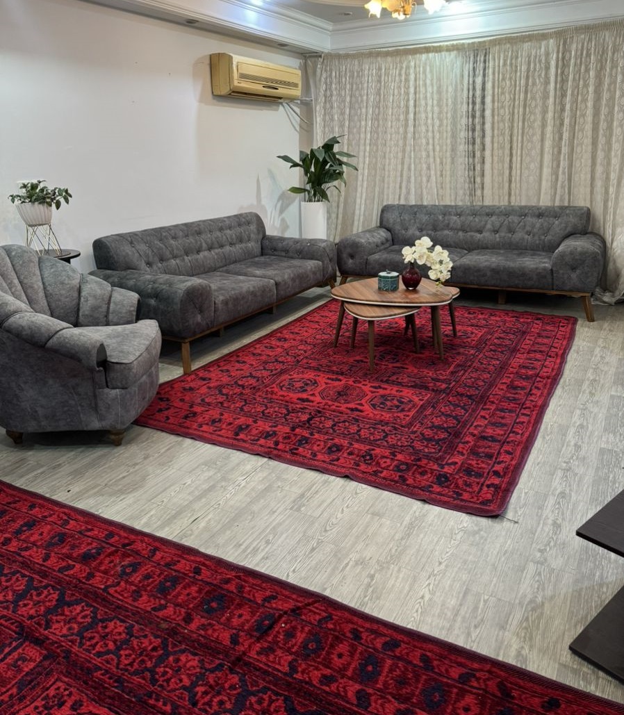 مبل طوسی و فرش