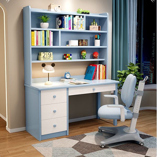 مدل میز تحریر و مطالعه کوچک برای بچه ها - تاشو - کتابخانه دار و مینیمال