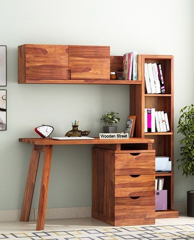مدل میز تحریر و مطالعه کوچک برای بچه ها - تاشو - کتابخانه دار و مینیمال