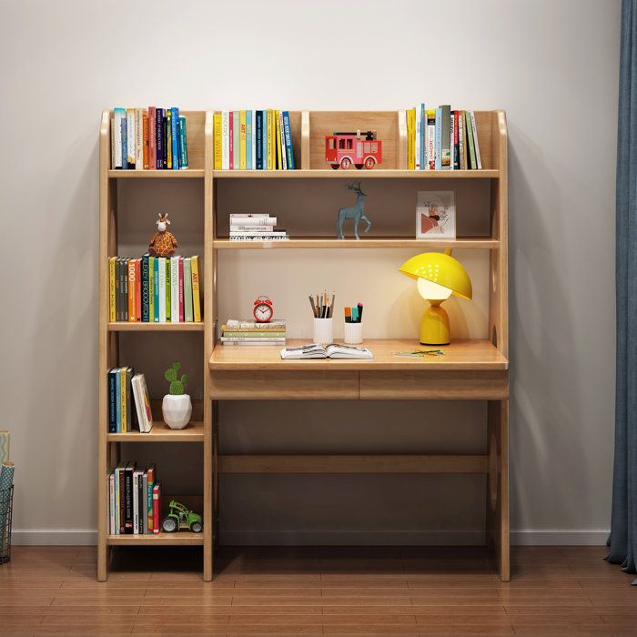 مدل میز تحریر و مطالعه کوچک برای بچه ها - تاشو - کتابخانه دار و مینیمال