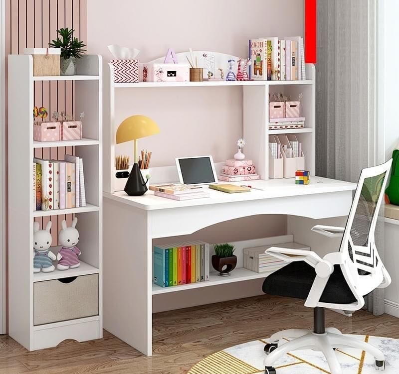 مدل میز تحریر و مطالعه کوچک برای بچه ها - تاشو - کتابخانه دار و مینیمال