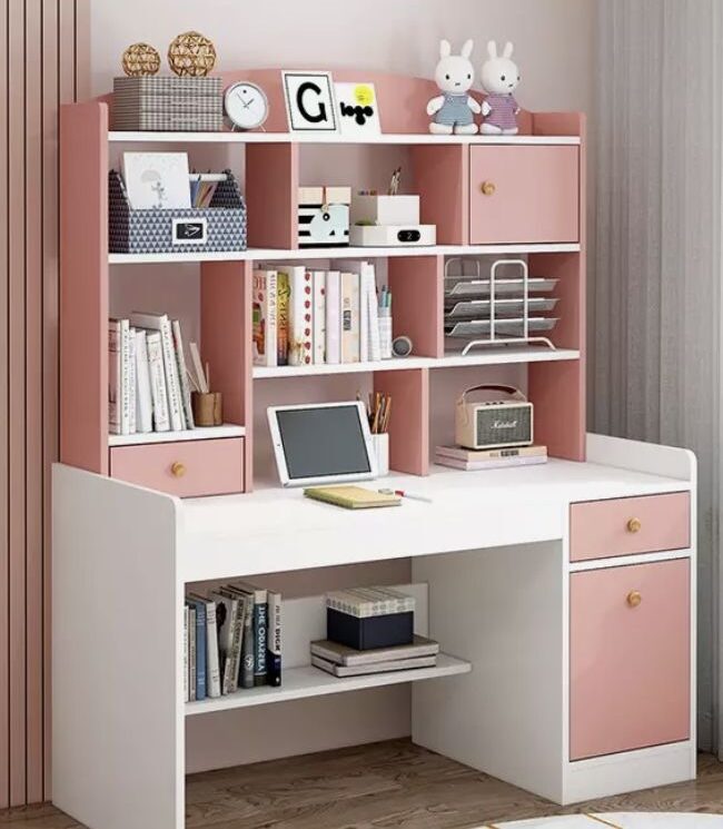 مدل میز تحریر و مطالعه کوچک برای بچه ها - تاشو - کتابخانه دار و مینیمال