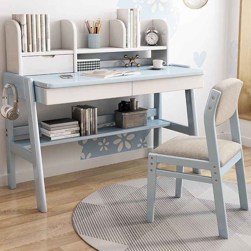 مدل میز تحریر و مطالعه کوچک برای بچه ها - تاشو - کتابخانه دار و مینیمال