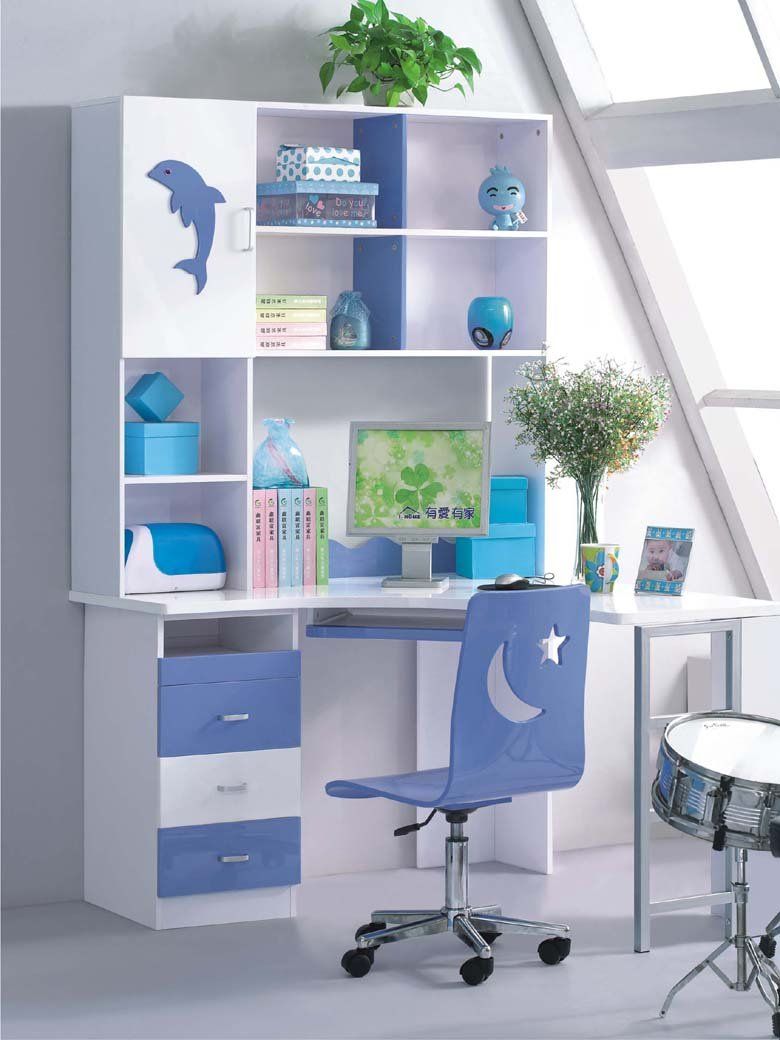 مدل میز تحریر و مطالعه کوچک برای بچه ها - تاشو - کتابخانه دار و مینیمال