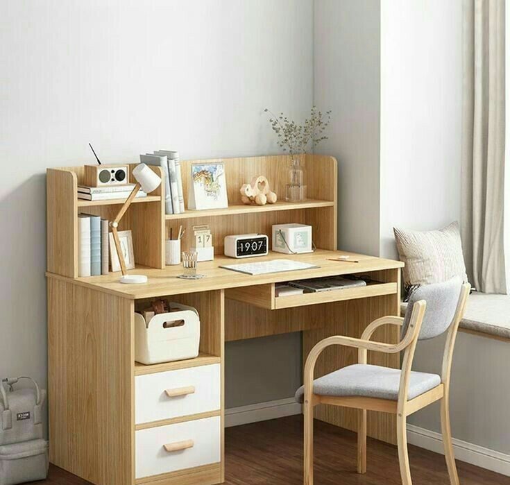 مدل میز تحریر و مطالعه کوچک برای بچه ها - تاشو - کتابخانه دار و مینیمال