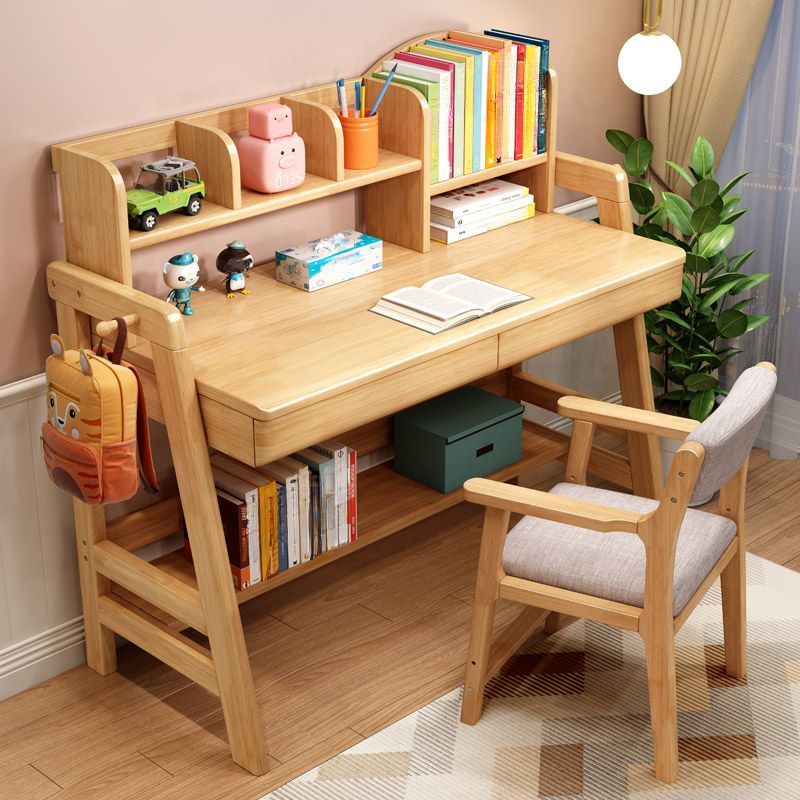 مدل میز تحریر و مطالعه کوچک برای بچه ها - تاشو - کتابخانه دار و مینیمال