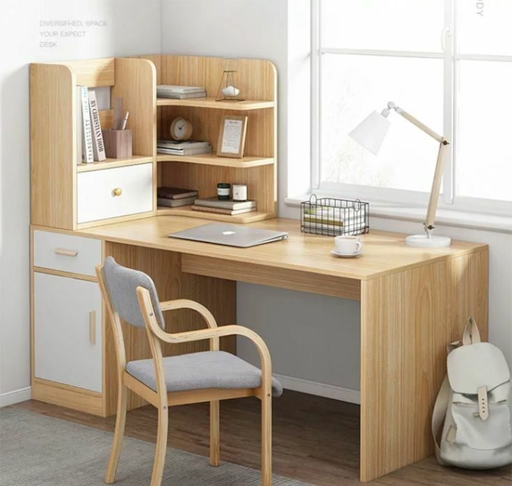 مدل میز تحریر و مطالعه کوچک برای بچه ها - تاشو - کتابخانه دار و مینیمال