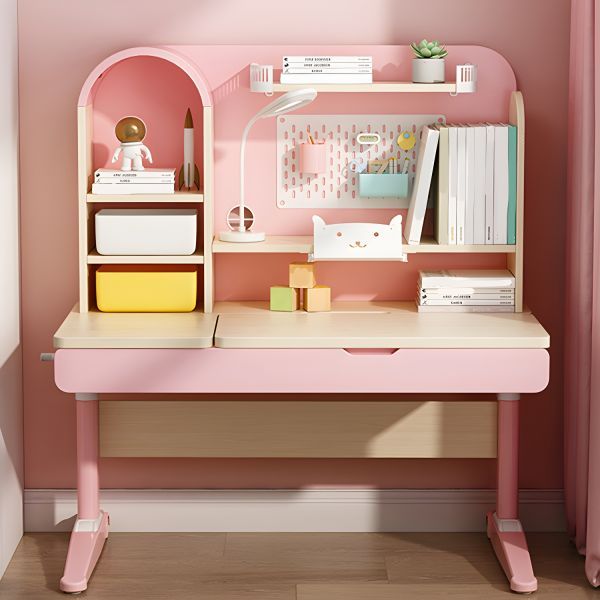 مدل میز تحریر و مطالعه کوچک برای بچه ها - تاشو - کتابخانه دار و مینیمال