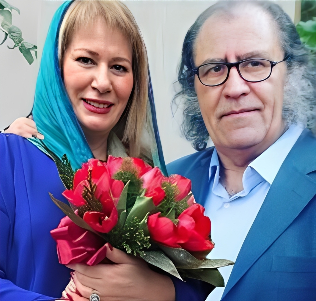 عکس معصومه آقاجانی و همسرش