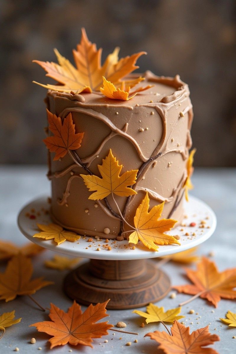 کیک پاییزی مردانه لاکچری