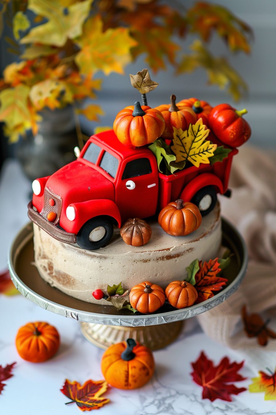 کیک پاییزی مردانه لاکچری