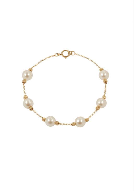 دستبند طلا ظریف دخترانه