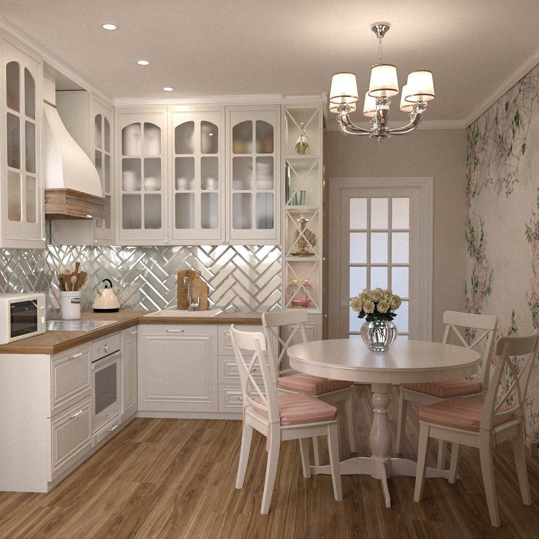 کابینت سفید و رنگی