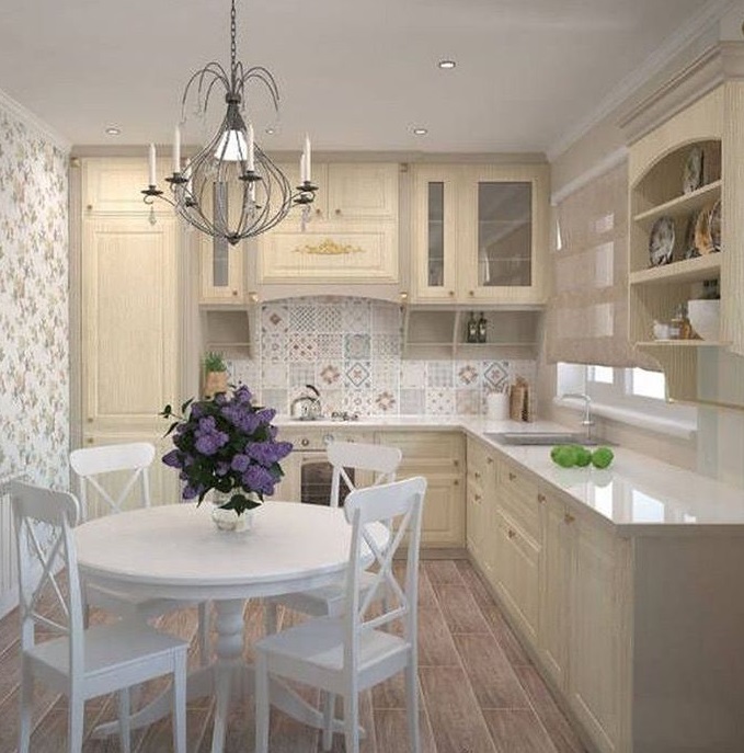 کابینت سفید و رنگی