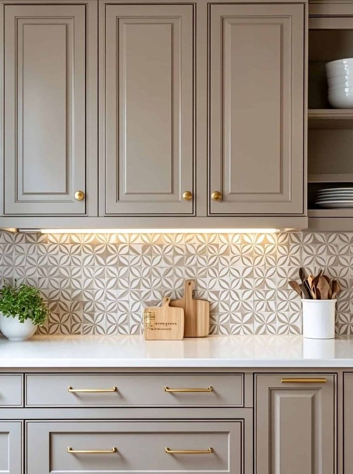 کابینت سفید و رنگی