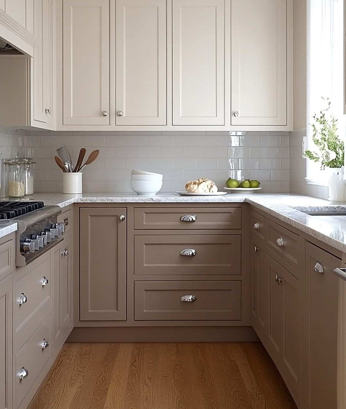 کابینت سفید و رنگی