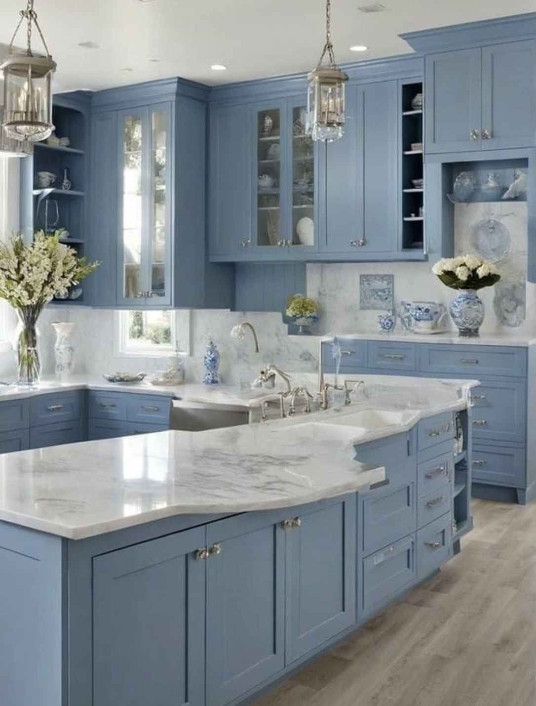 کابینت سفید و رنگی