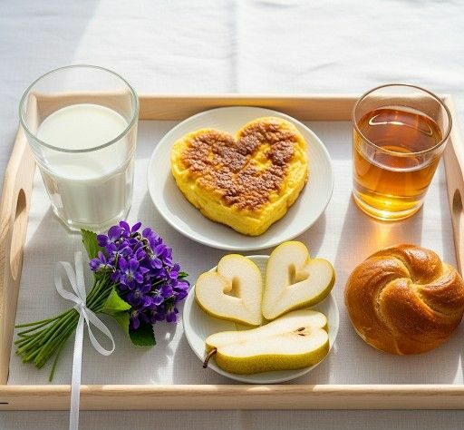 چیدمان و تزیین سینی صبحانه