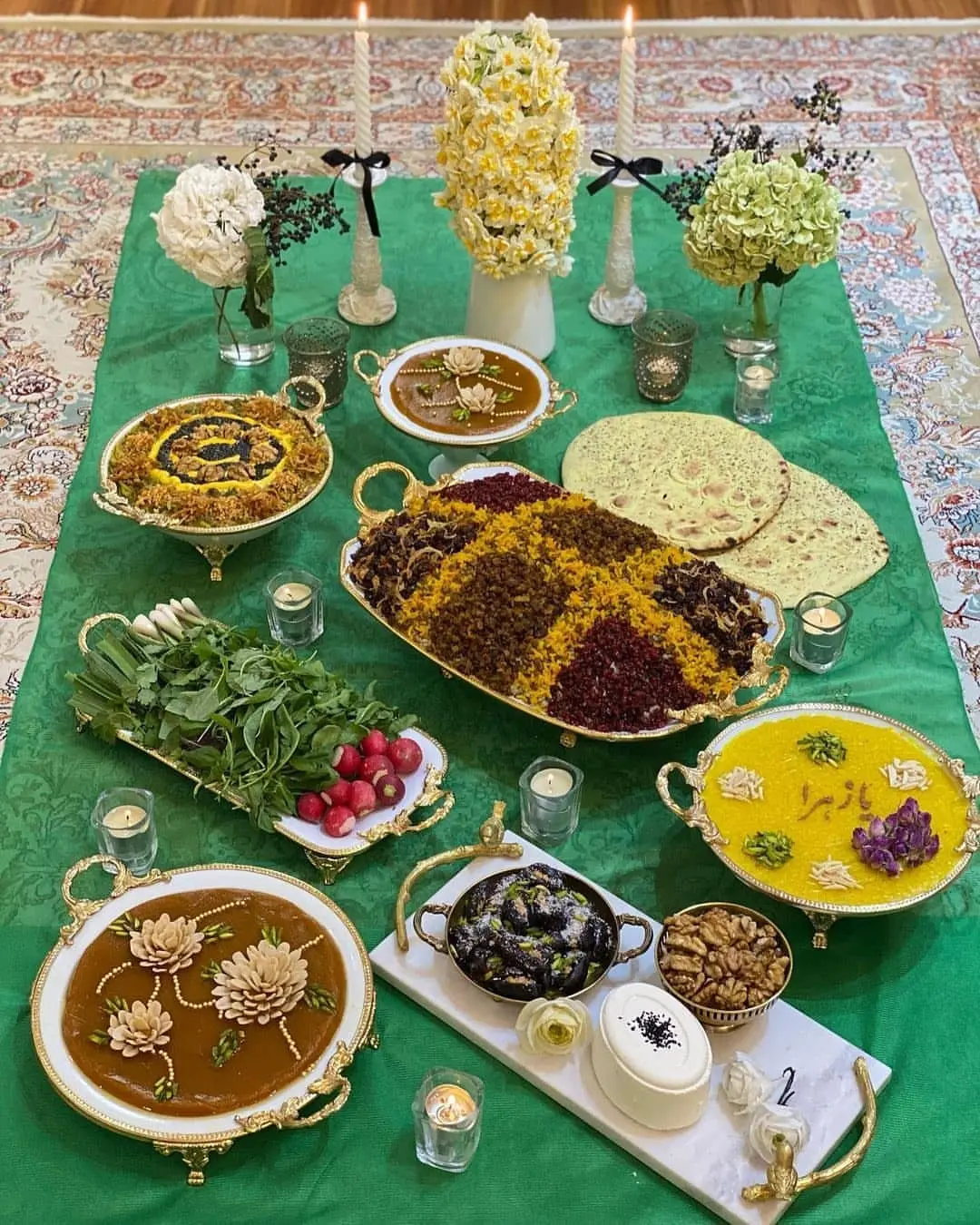عکس سفره حضرت زهرا