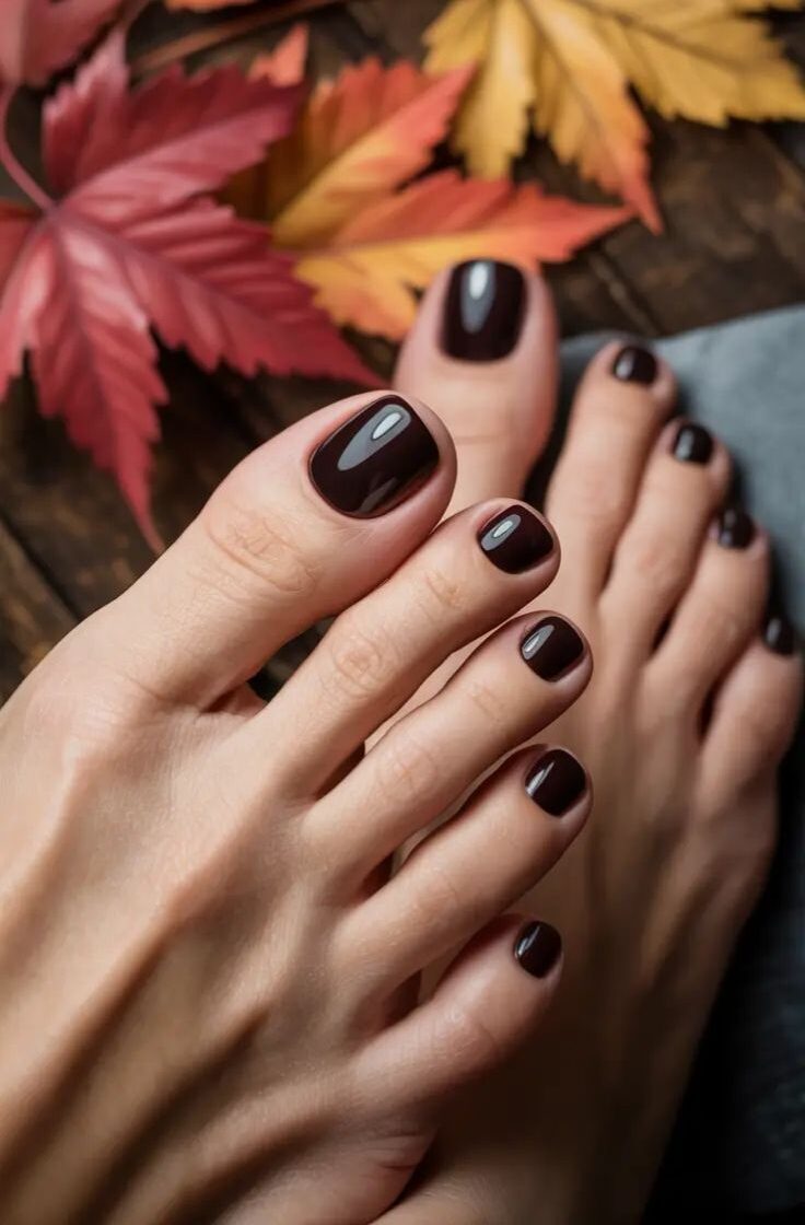 عکس پای لاک زده و مدل ژلیش ناخن پا