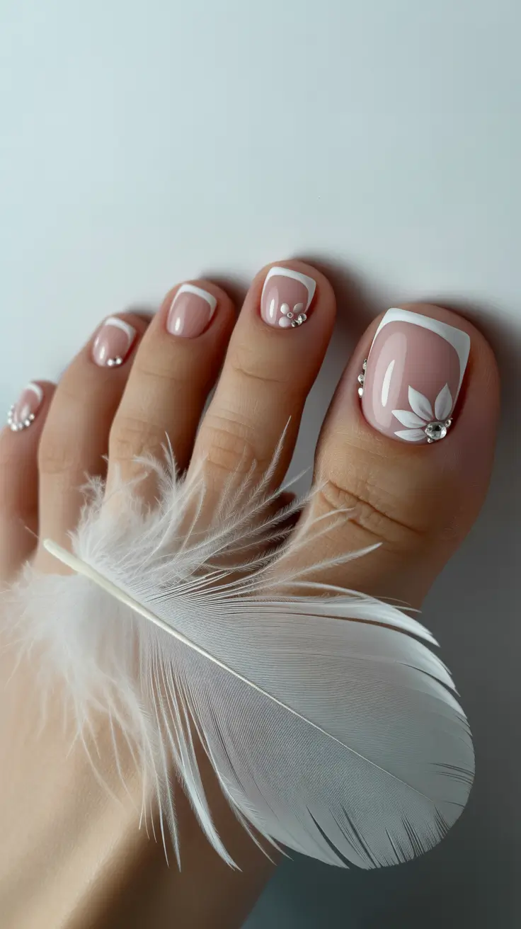 عکس پای لاک زده و مدل ژلیش ناخن پا