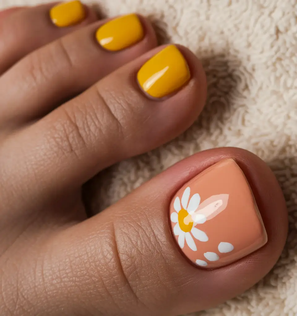 عکس پای لاک زده و مدل ژلیش ناخن پا