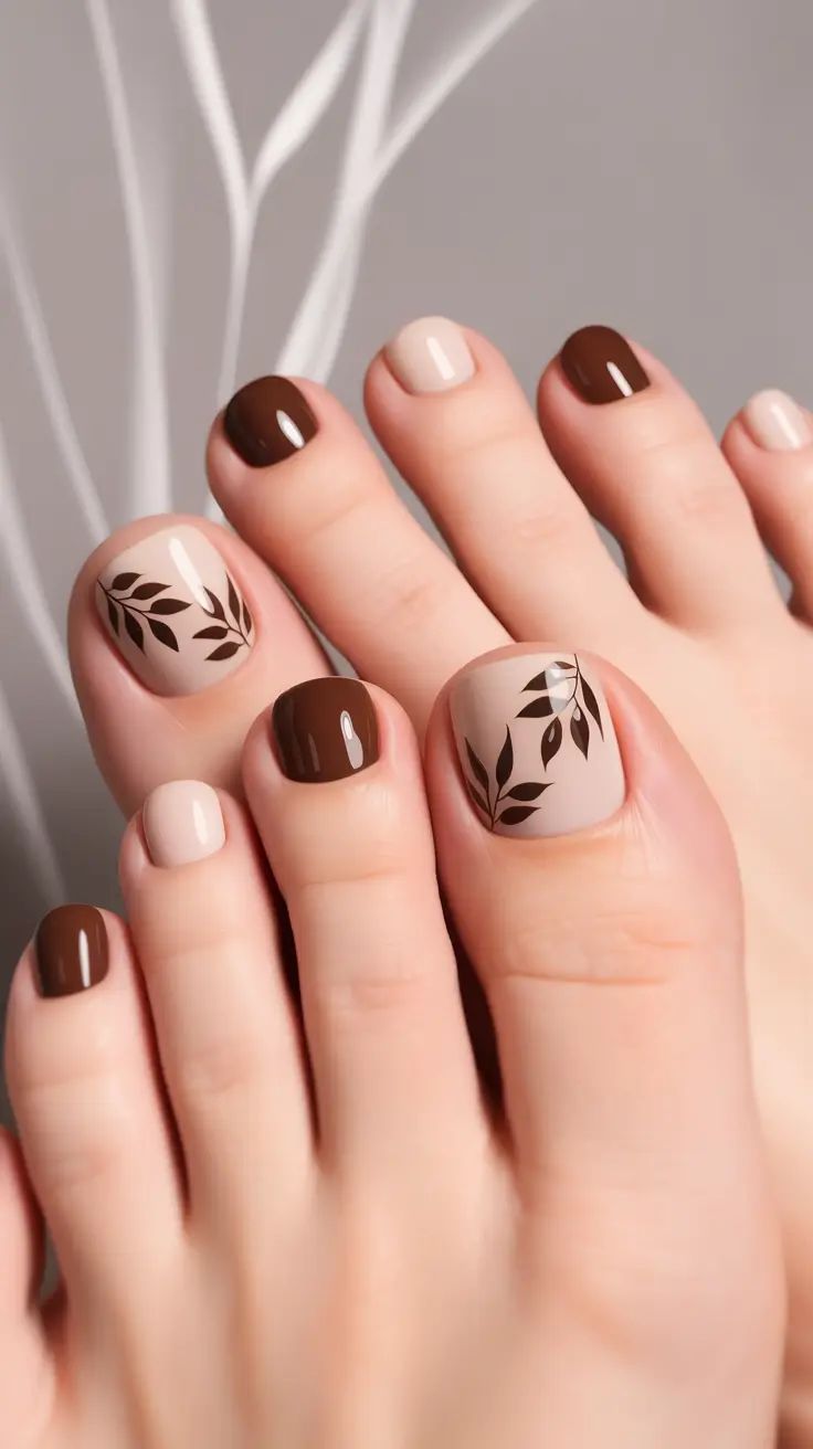 عکس پای لاک زده و مدل ژلیش ناخن پا