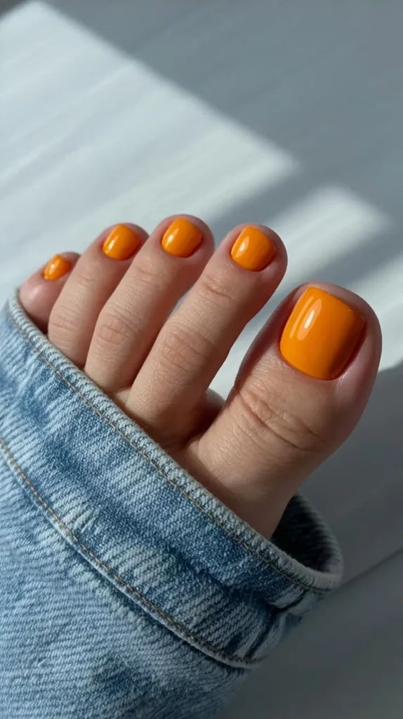 عکس پای لاک زده و مدل ژلیش ناخن پا
