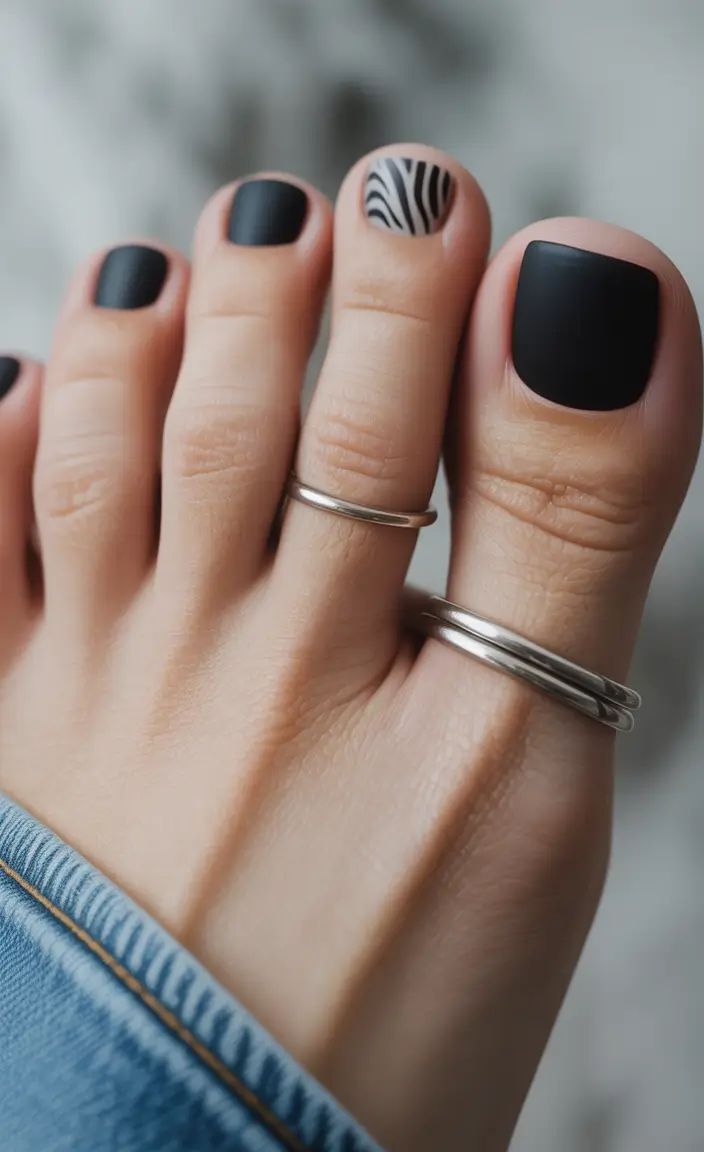 عکس پای لاک زده و مدل ژلیش ناخن پا