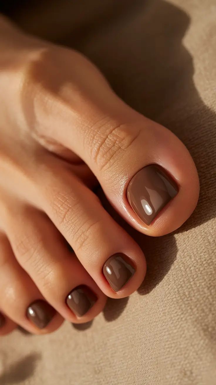عکس پای لاک زده و مدل ژلیش ناخن پا