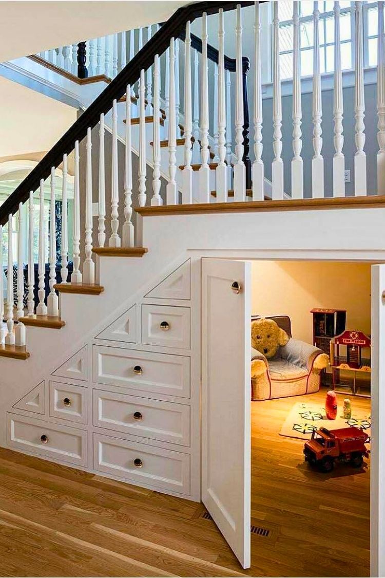 تزیین زیر پله دوبلکس و استفاده از فضای زیر پله