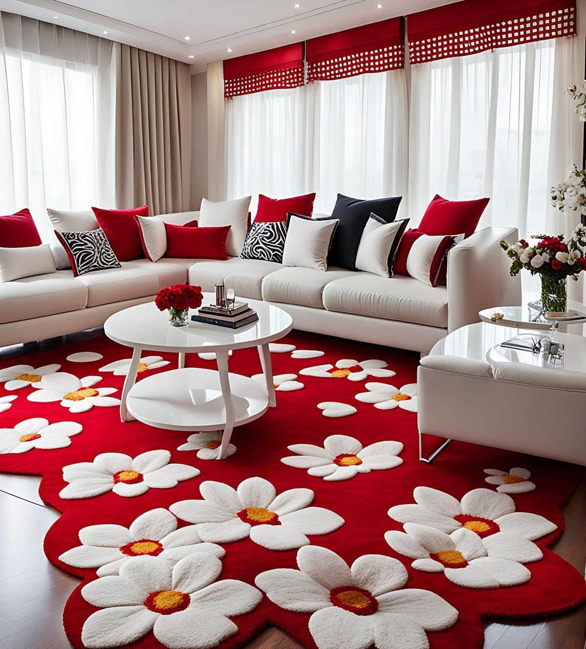 مبل کرم و فرش