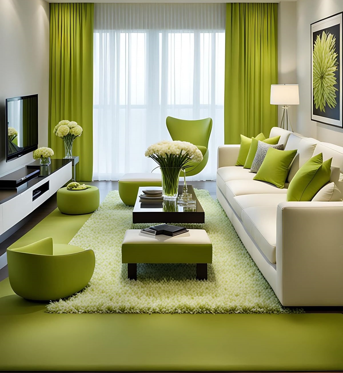 مبل کرم و فرش