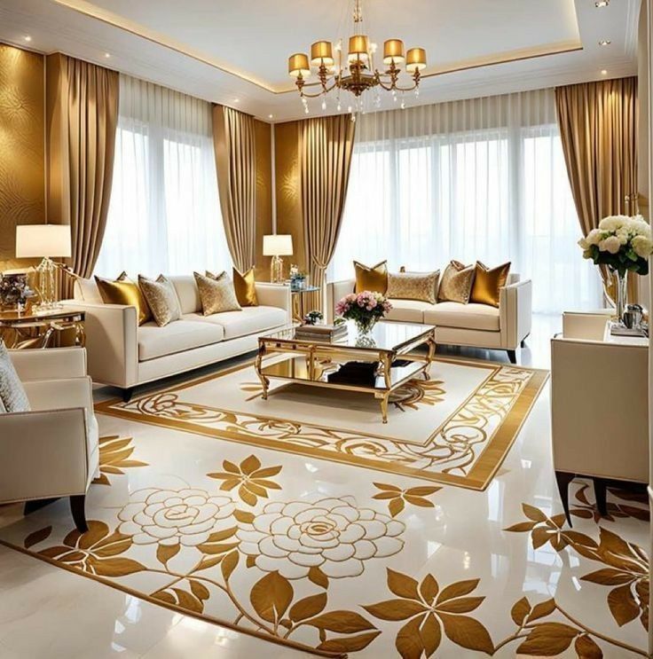 مبل کرم و فرش