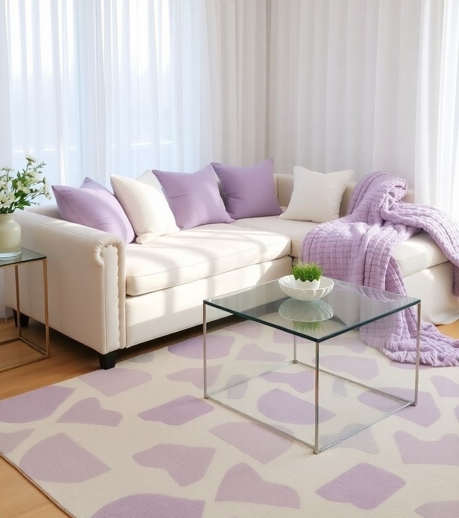 مبل کرم و فرش