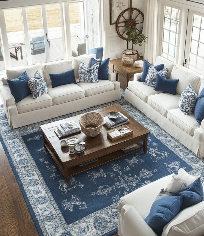 مبل کرم و فرش