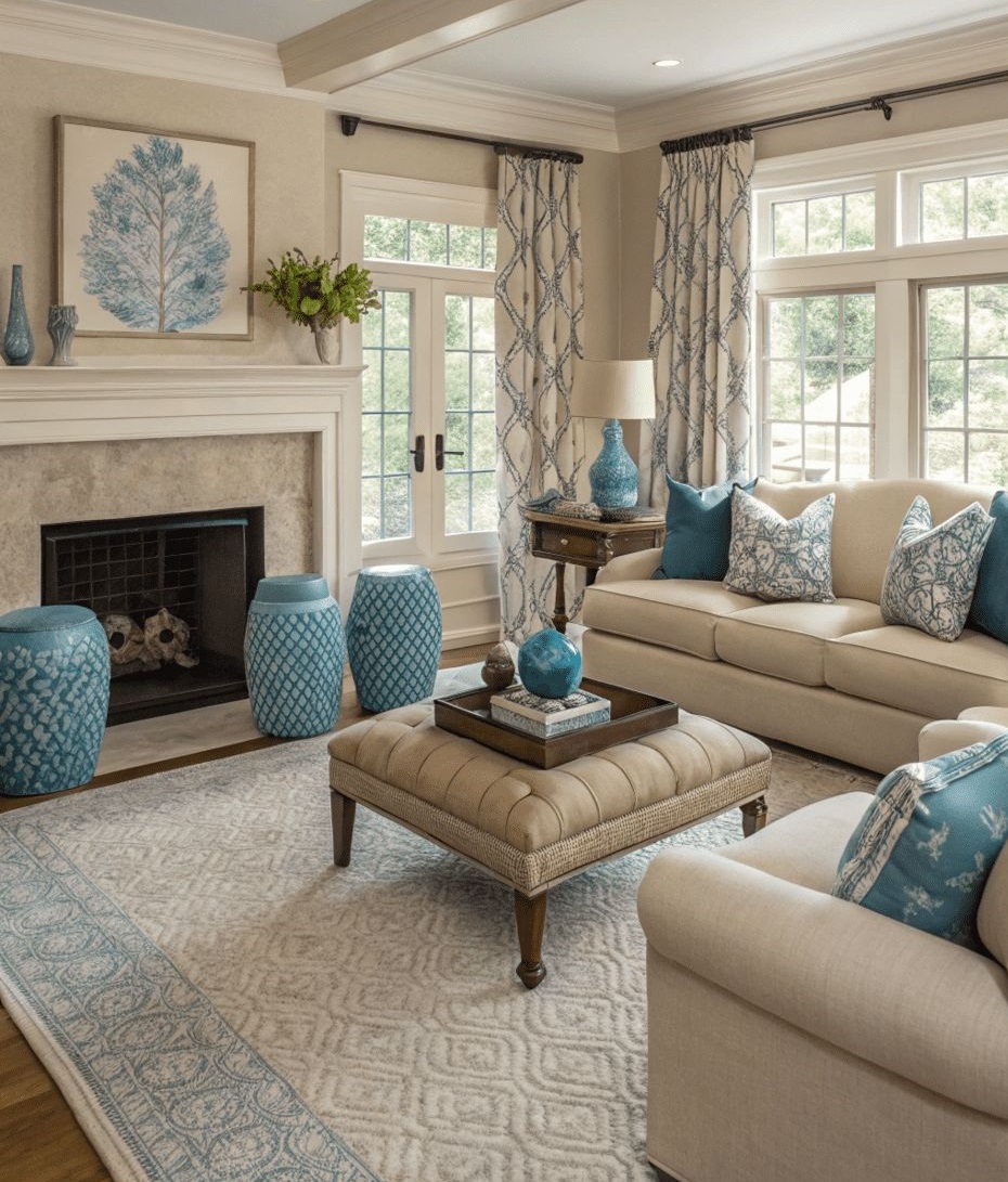 مبل کرم و فرش