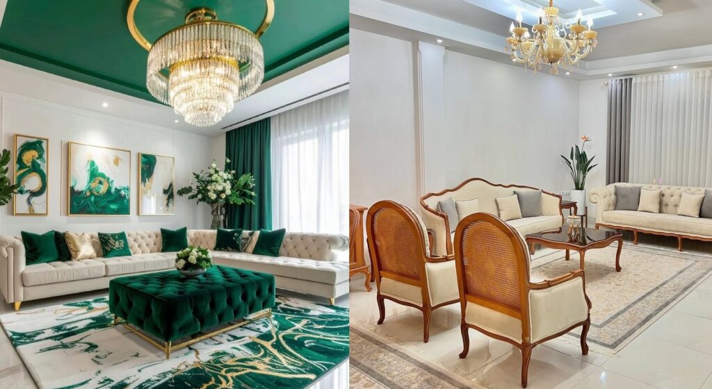 شیک ترین رنگ فرش برای مبل کرم | دهها ایده برای خانه کوچک و بزرگ