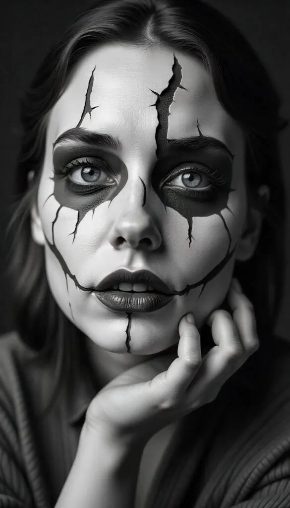 آرایش ساده برای هالووین