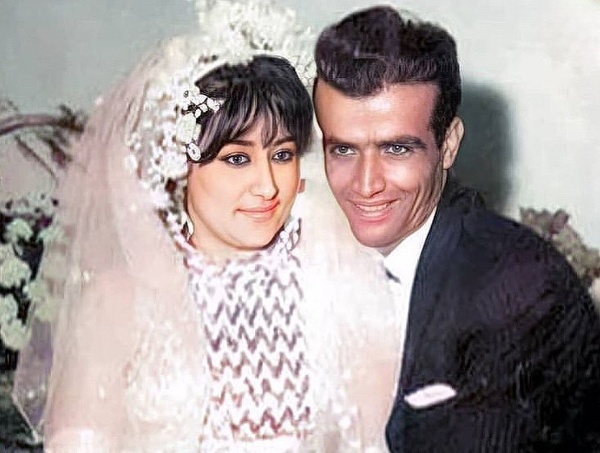 عکس عروسی حمیرا و پرویز یاحقی