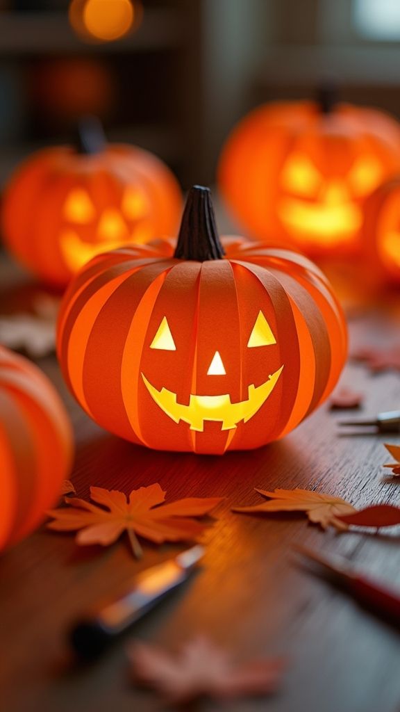 کاردستی کدوی هالووین