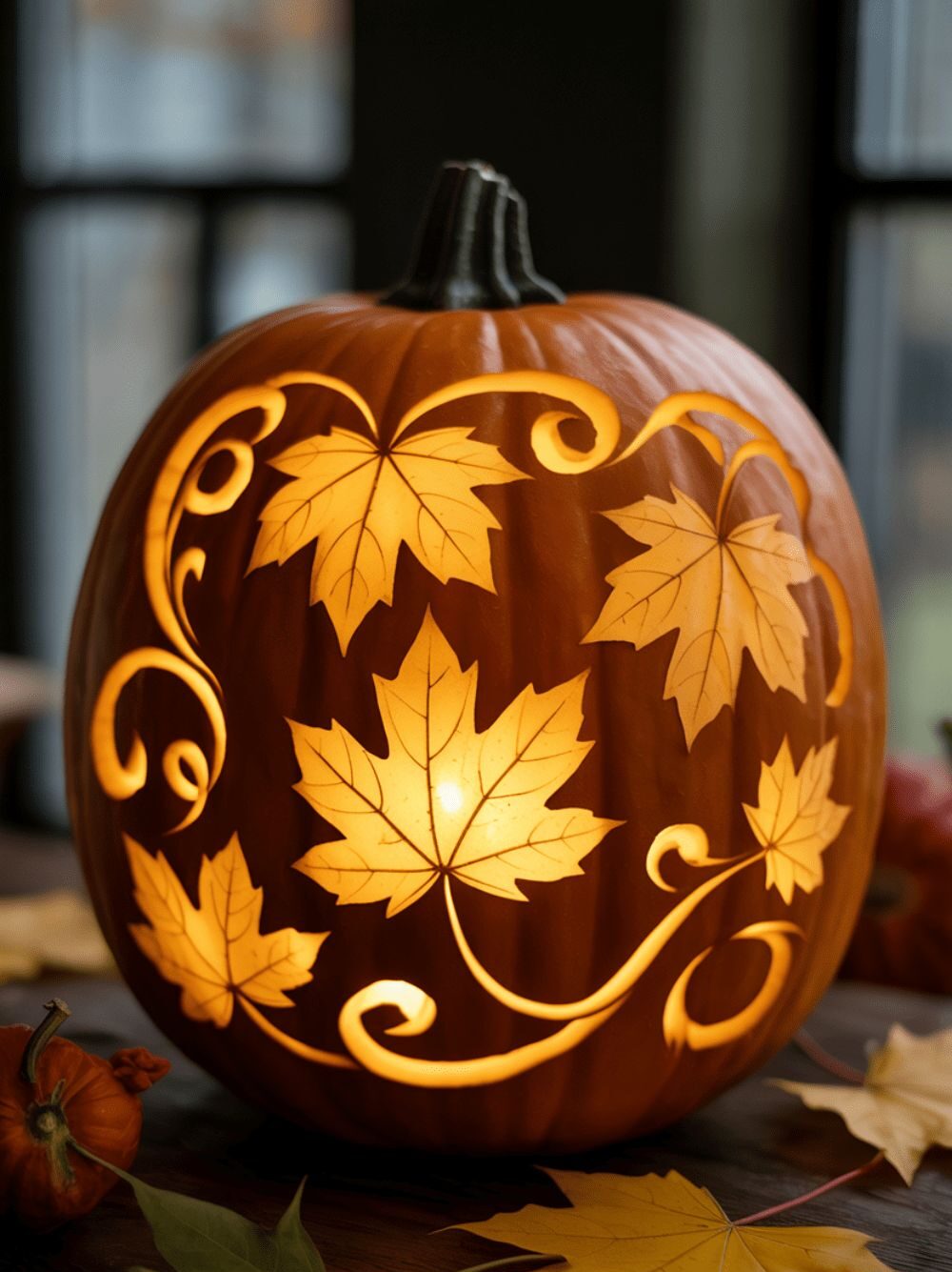 تزیین کدو هالووین