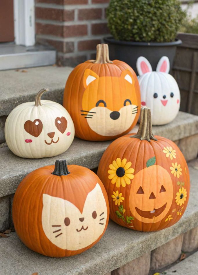 تزیین کدو هالووین