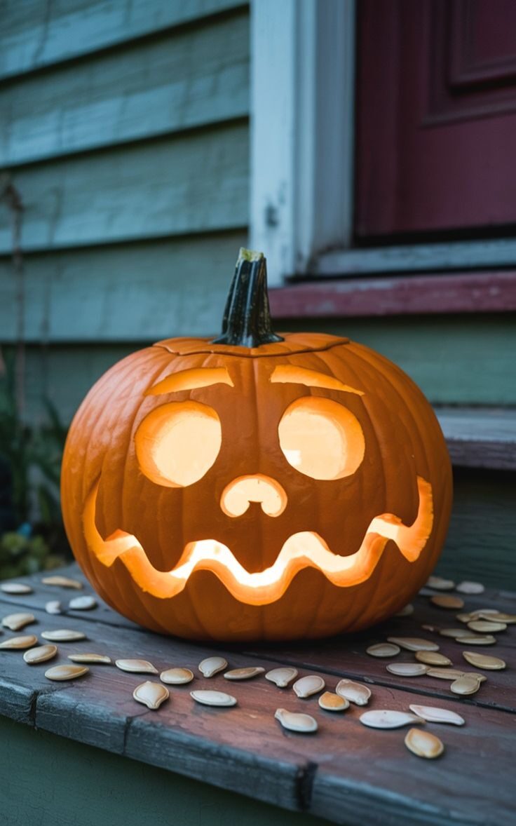 تزیین کدو هالووین