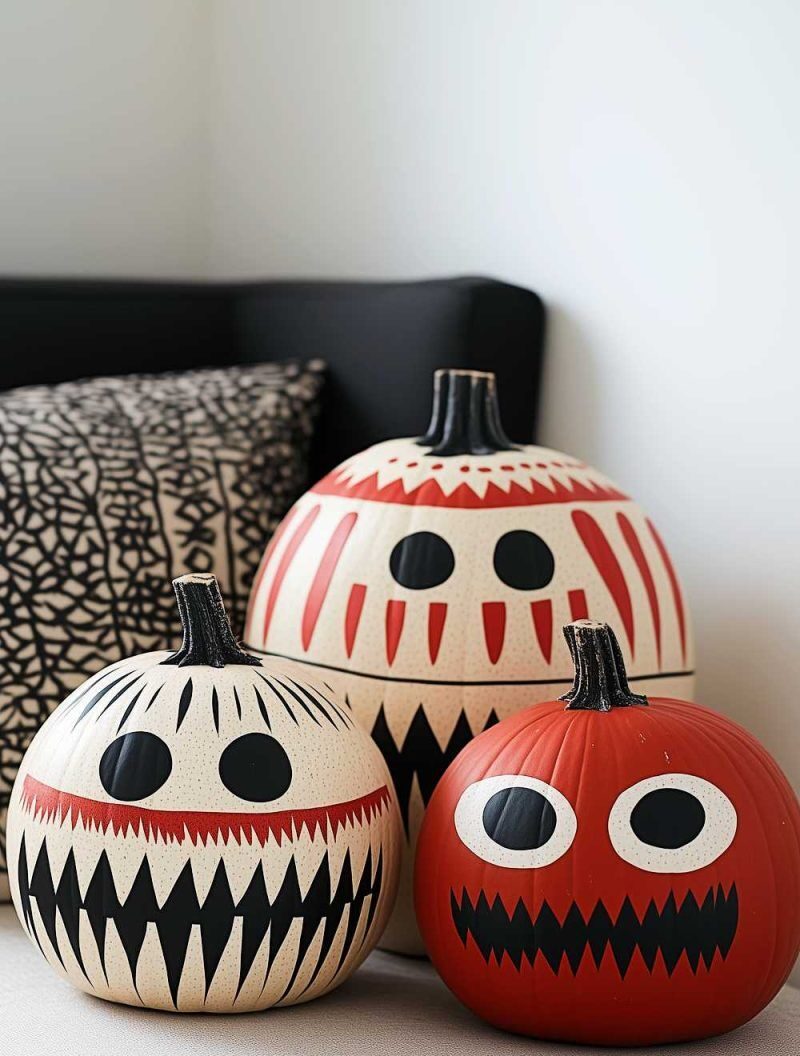 تزیین کدو هالووین