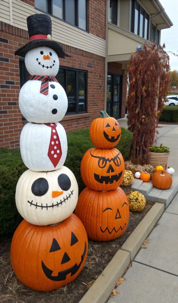 تزیین کدو هالووین