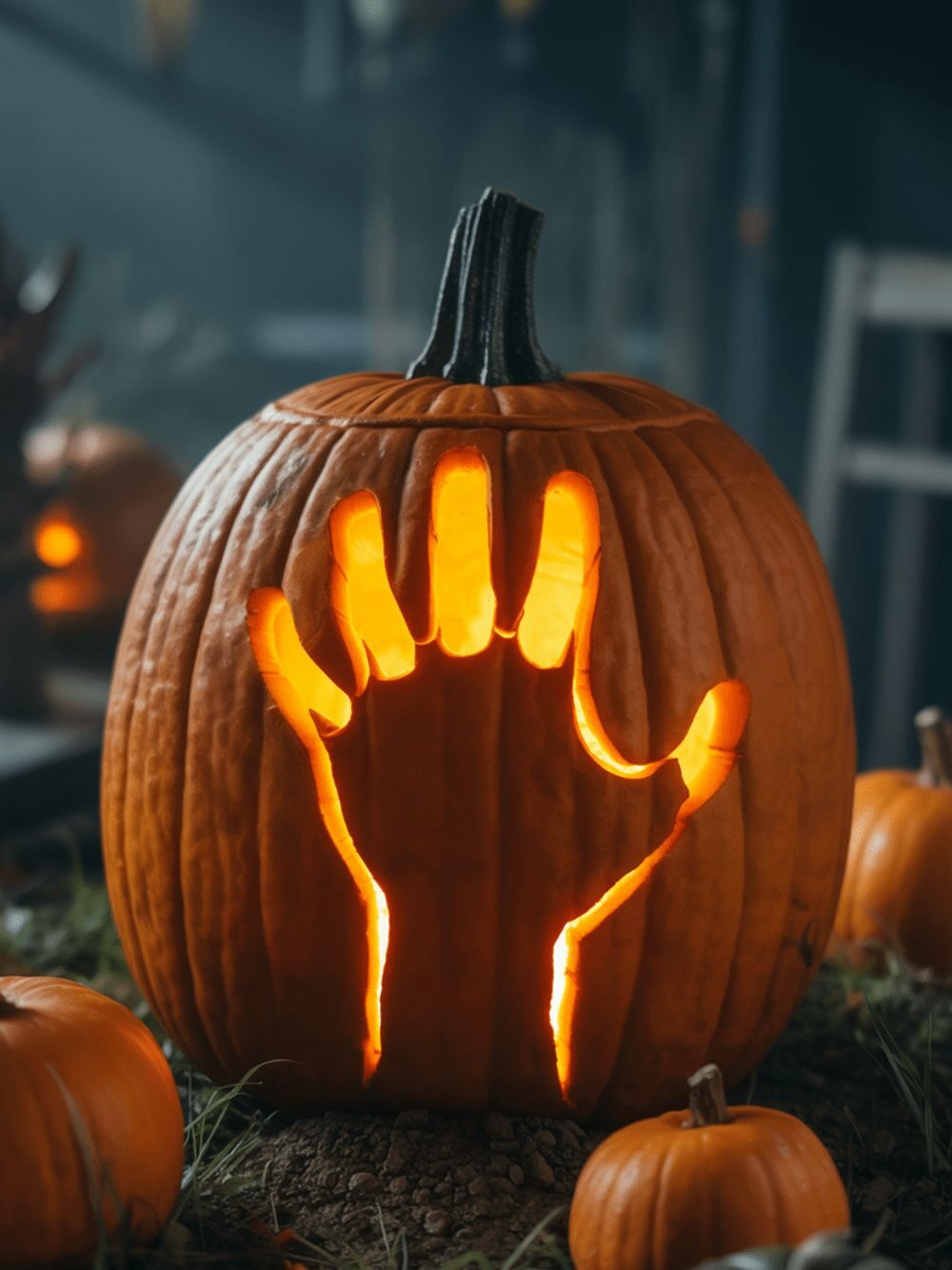 تزیین کدو هالووین