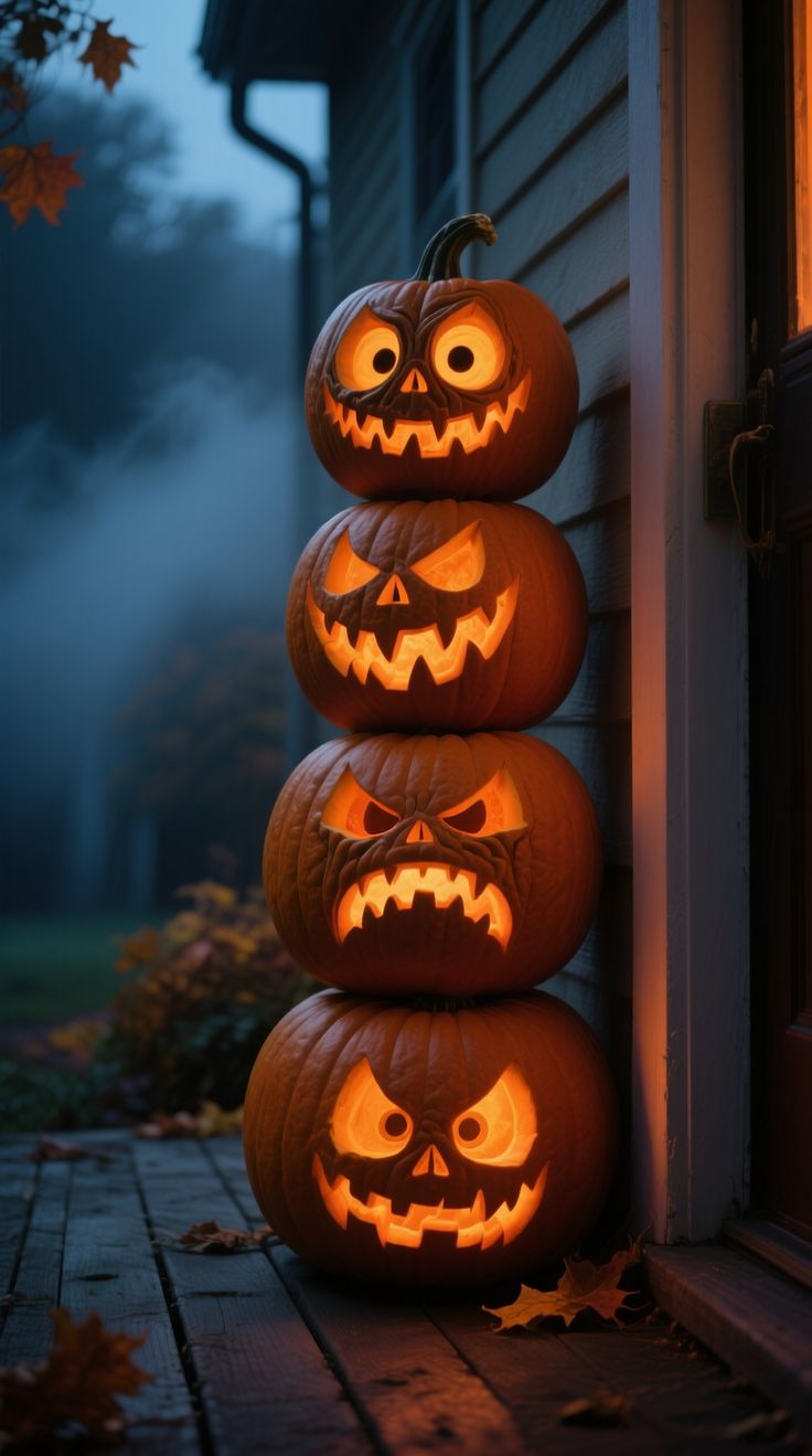 تزیین کدو هالووین