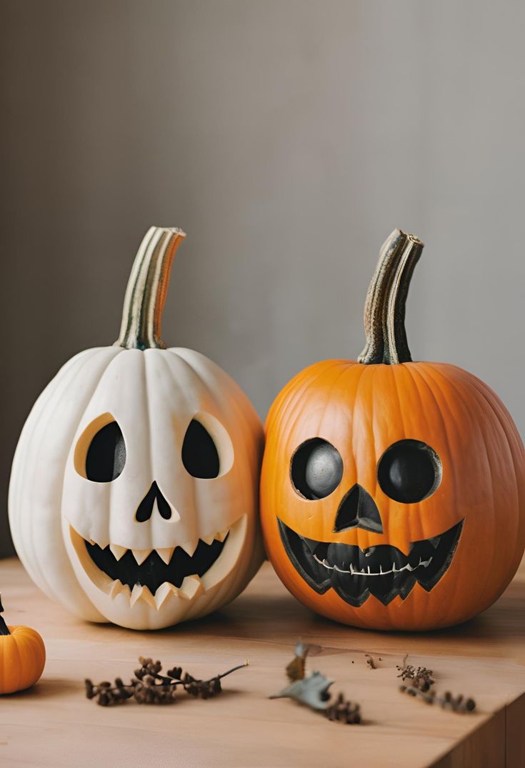 تزیین کدو هالووین