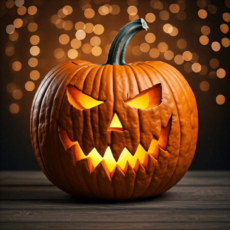 تزیین کدو هالووین